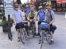 Group photo at Gstaad taken by a friendly German tourist